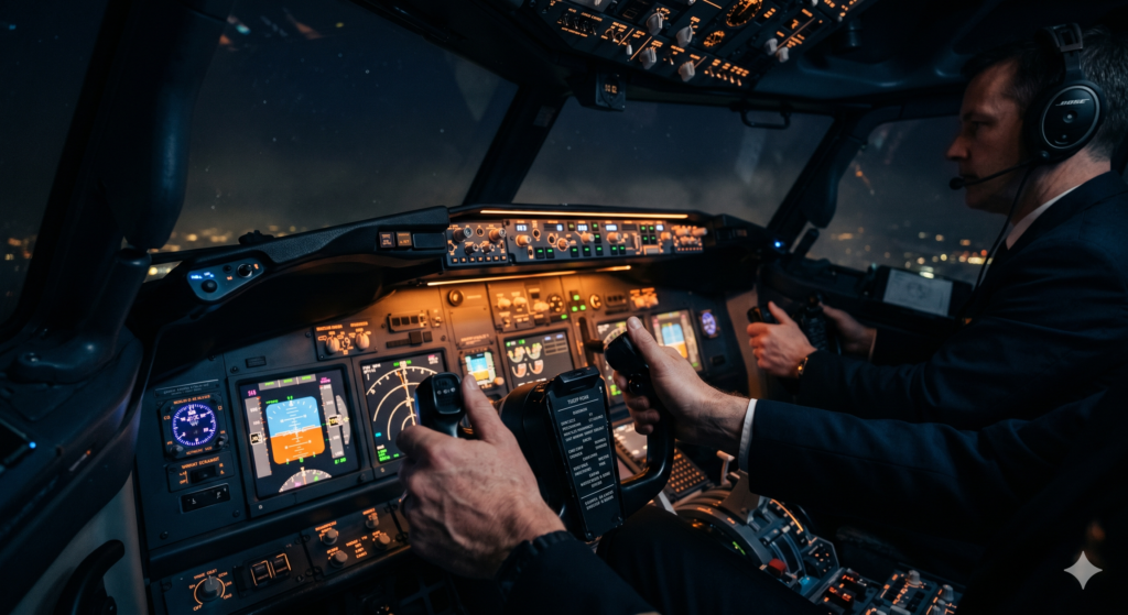 15 Secret Pilot Codes That Airlines Don't Want You To Hear (Decoded)! aircraft cockpit dark2